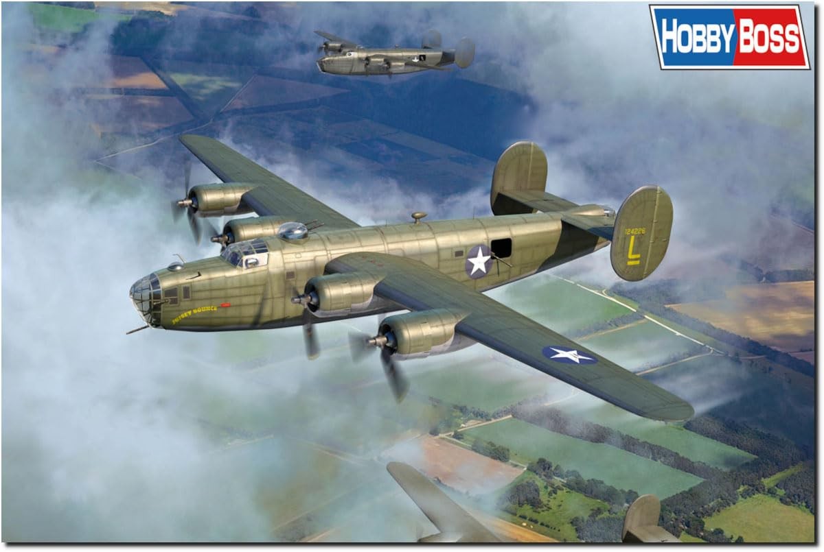 Художественная модель самолета Hobby Boss 81775 1/48 серии B-24D Liberator kunststof