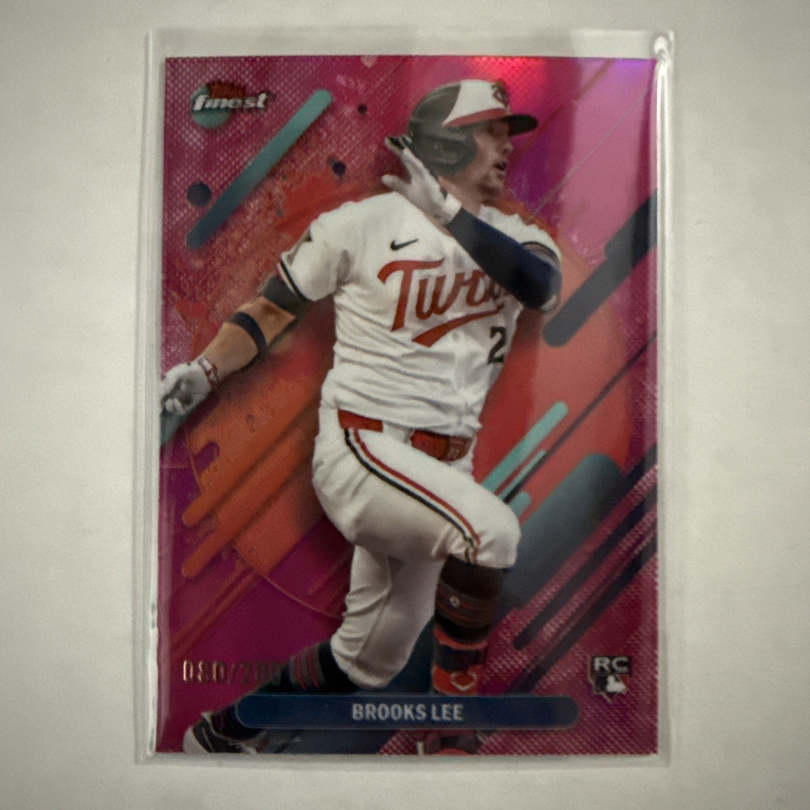 Brooks Lee 2025 Topps Finest #299 Rare Magenta  113/200 RC MinnesotaTwins