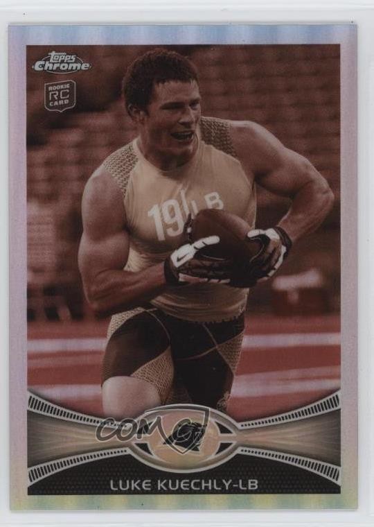 2012 Topps Chrome Sepia-Tone Refractor 43/99 Luke Kuechly #45 Rookie RC 10zd