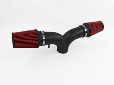 Dual Cold Air Intake For 2003-2008 Dodge Ram 1500 Hemi 5.7l V8 Wrinkle Black