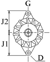 Hc-Cargo Lichtmaschine Generator Lima F 032 111 594 14V FüR Mitsubishi L200 300