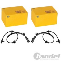 2X Hella ABS-SENSOR Raddrehzahl Hinten Beidseitig Passend FüR Ford Galaxy Mondeo