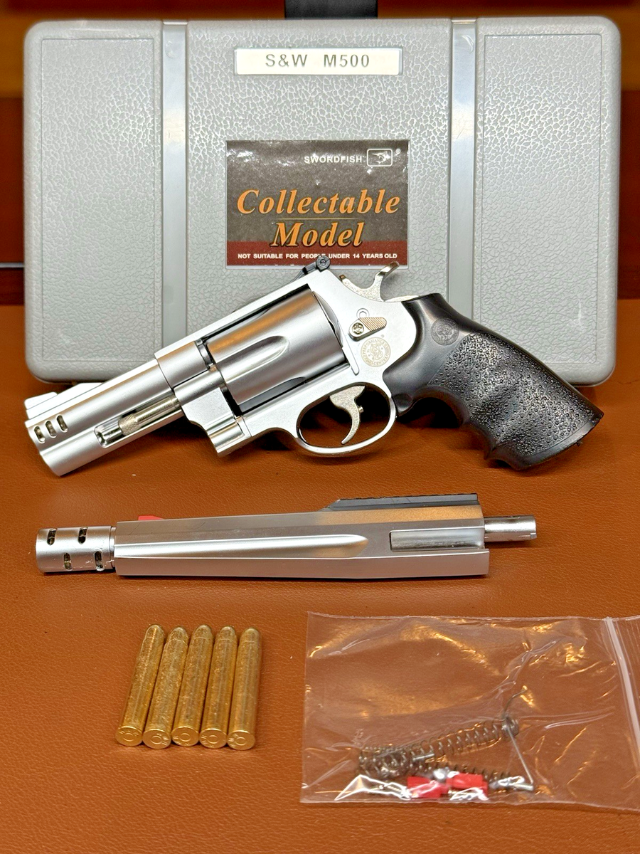 1:4 Smith & Wesson Model Metal Toy Gun Revolver NonFiring Powerful
