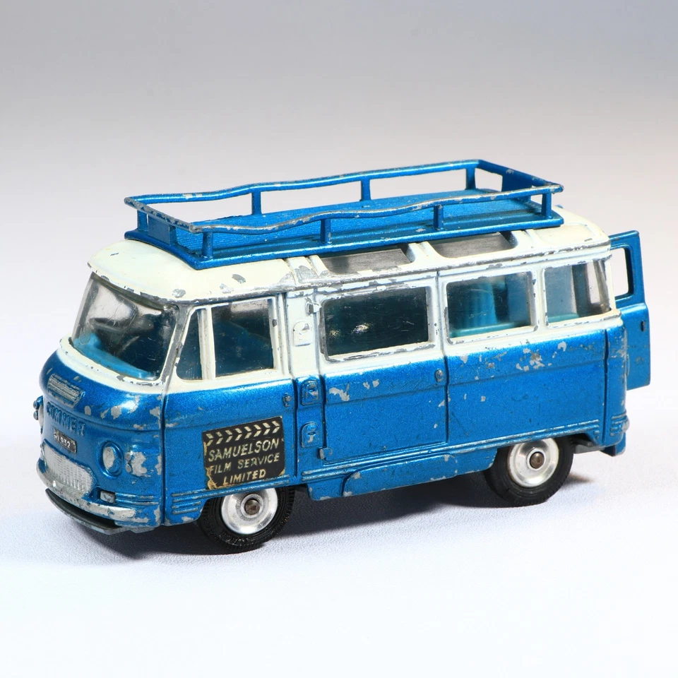 Corgi Toys 479 Commer Samuelson Film Service Cámara Van Azul Años 60 Diecast Reino Unido Foto 3 de 4