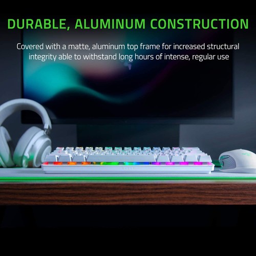 Razer Huntsman Mini - 60% Optical Gaming Keyboard (Linear Red Switch) Mercury - 第 5/7 張圖片