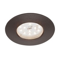 Briloner LED Einbauleuchte Rund Schwarz 6,5W Modul Warmweiß 3-Stufen-Dimmbar