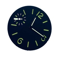 34.5mm Green Luminous Watch Dial With Watch Hands For ETA 6497 ST3600 Movement X