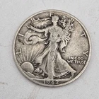 1942-D United States US WALKING LIBERTY HALF DOLLAR Silver Vintage Coin