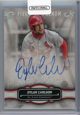 2021 Topps Five Star Dylan Carlson Five Tool Phenom Auto /25 Cardinals