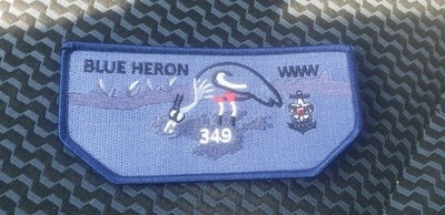 Blue Heron Lodge 349 Sea Scout OA Flap Tidewater 596 Virginia Va Pipsico Darden
