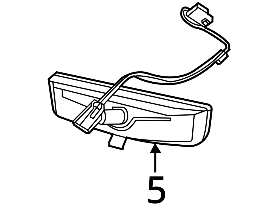 OEM Rear View Mirror  With Automatic Dimming Fits 13-20 ALTIMA 1263224 Foto 4 de 4
