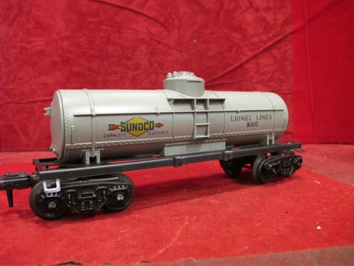 LIONEL LINES 1005 - SUNOCO - CARRO CISTERNA cúpula única - Gris - ¡DE COLECCIÓN! | Condition: Used