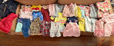 Huge lot baby girl clothes 0-3 mos.Carter,Baby Gap,Cat Jack,Chldrens Place, etc