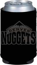 Denver Nuggets 2-Pack Tonal Black Design 12oz CAN Neoprene Beverage Insulator...
