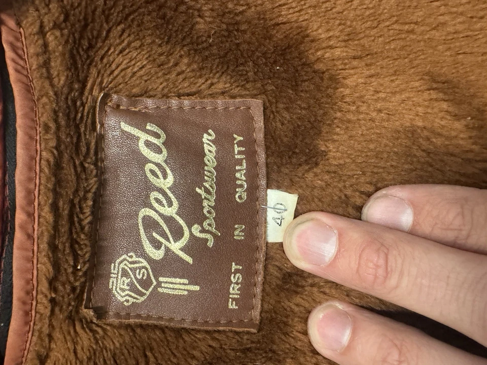 Abrigo chaqueta de cuero rojo borgoña ropa deportiva vintage de caña para mujer 40 mediano EE. UU. Foto 4 de 4