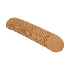 40 Pack Self-Adhesive Cork Round 3.5 Inch Backing Sheets Cork Coasters for3410