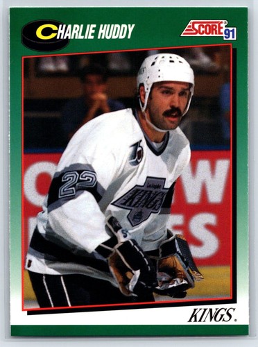 1991-92 Score Rookie and Traded Charlie Huddy Los Angeles Kings #20T - Bild 1 von 2