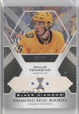 2021 Upper Deck Black Diamond Relic Rookie Gems Double 39/99 Philip Tomasino 0c3