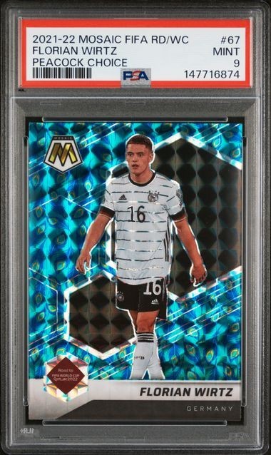 Florian Wirtz 2021 Panini Mosaic FIFA Road to World Cup