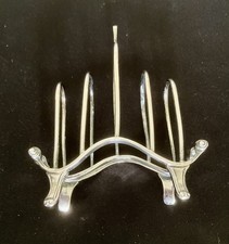Solid Silver Toast Rack. Hallmarked 1936 William Comyns & Sons, London