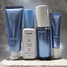 Dermasil Complete Face Treatment And Moisturizing Set. 4 Piece Kit Travel Ready