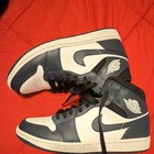 Air Jordan Retro High OG Men’s 10.5 White/Navy/Black Leather MPN — photo 1