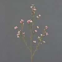 Artplants Deko Zweig Wachsblumen Zweig Niang, Rosa, 80Cm, Ø 2-3Cm