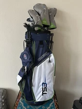 USKG TS3 57 Tour Series 10 Golf Club Set Driver 3W 4H 5-PW + SW Stand Carry Bag