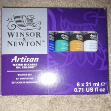 Winsor Newton Artisan Water Mixable Oil Colour Starter Set, 6 x 21ml