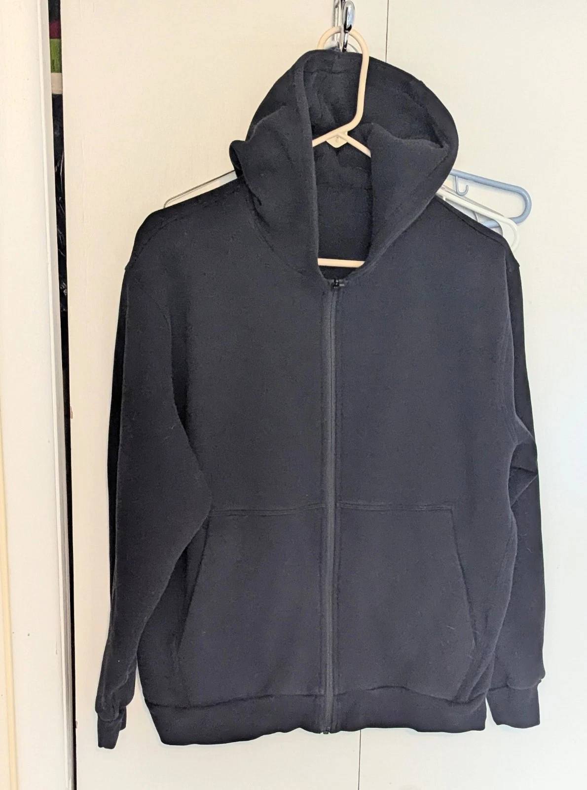 Lululemon Steady State Full Zip Hoodie Mens Size S Black Fleece Cotton Blend
