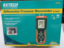 Extech Differential Pressure Manometer .5 PSI - HD 755 W/ Accessories NEW Sealed
