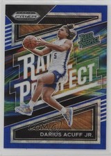 2024 Panini Prizm Draft Picks Rated Prospect Blue Wave /249 Darius Acuff Jr #7