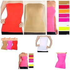 Seamless Strapless Tube Top Tank Free SIZE style TB001