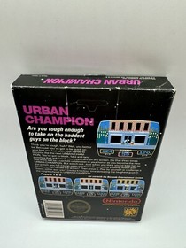 Urban Champion NINTENDO NES Complete CIB Gloss Sticker Hangtab 5 Screw Nice!