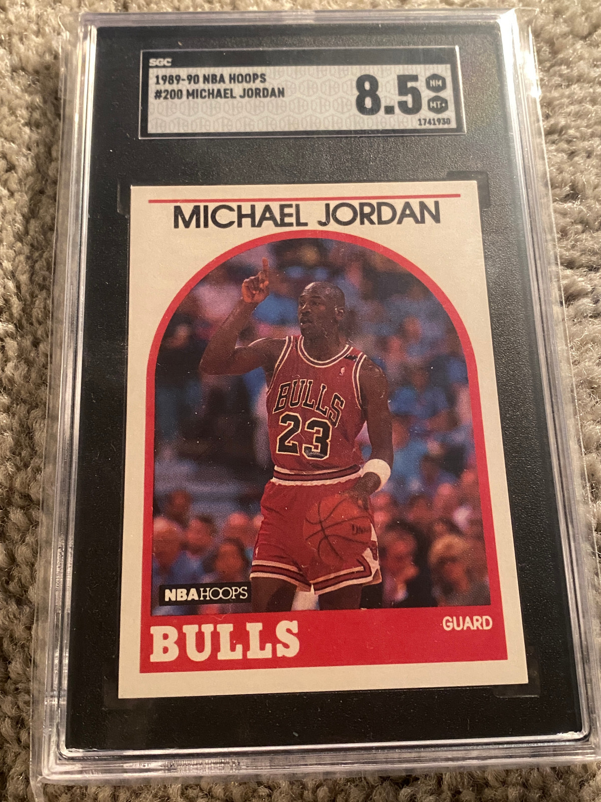 MICHAEL JORDAN 1989/90 NBA HOOPS #200 SGC 8.5 Nr MINT-MINT+  $  Lowest Price $