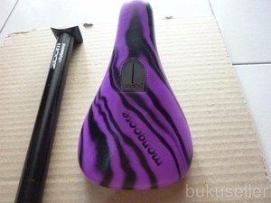 purple bmx seat