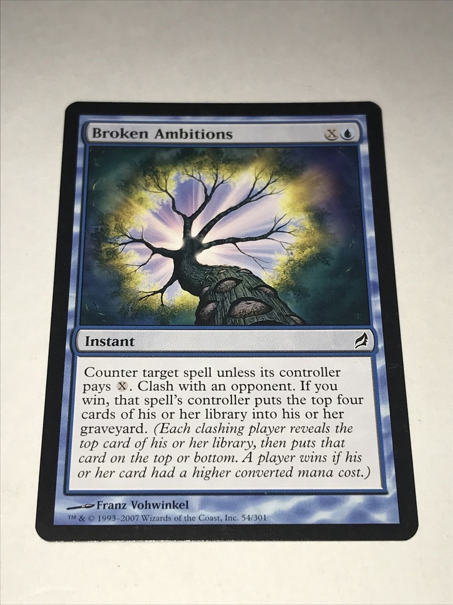 BROKEN AMBITIONS Lorwyn Magic the Gathering Card | eBay