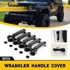 For Jeep Wrangler JK 2007-2018 Door Car Handle Cover Molding Trim Accessories