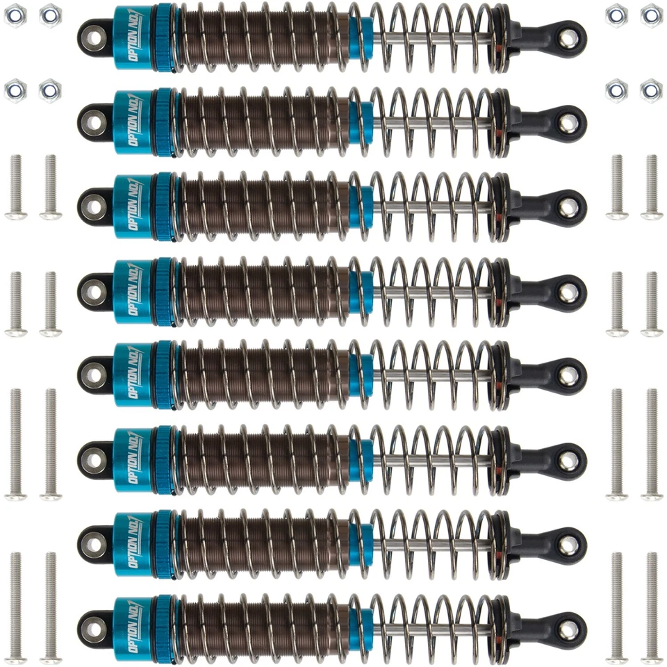 Amortiguador amortiguador de aceite de aluminio para piezas Tamiya Bullhead Super Clod Buster Foto 2 de 4