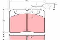 TRW GDB478 Bremsbelagsatz, Scheibenbremse Passend FüR Iveco