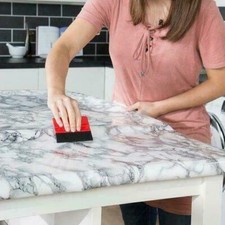 Image of MARBLE STICKY BACK PLASTIC SELF ADHESIVE VINYL FILM 67.5cm D-C FIX WHITE GREY