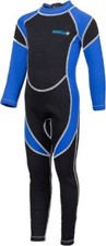 HiSea Scuba Donkey Youth Size 10 Blue Black Full Size Wetsuit Quick Drying