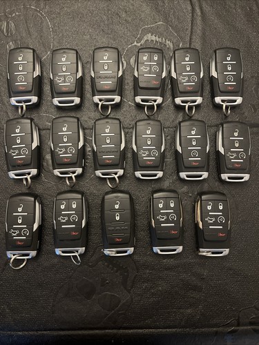 Bundle 17 LOT DODGE RAM 2019-2022 Key Fob Smart Remote Used - Picture 3 of 15