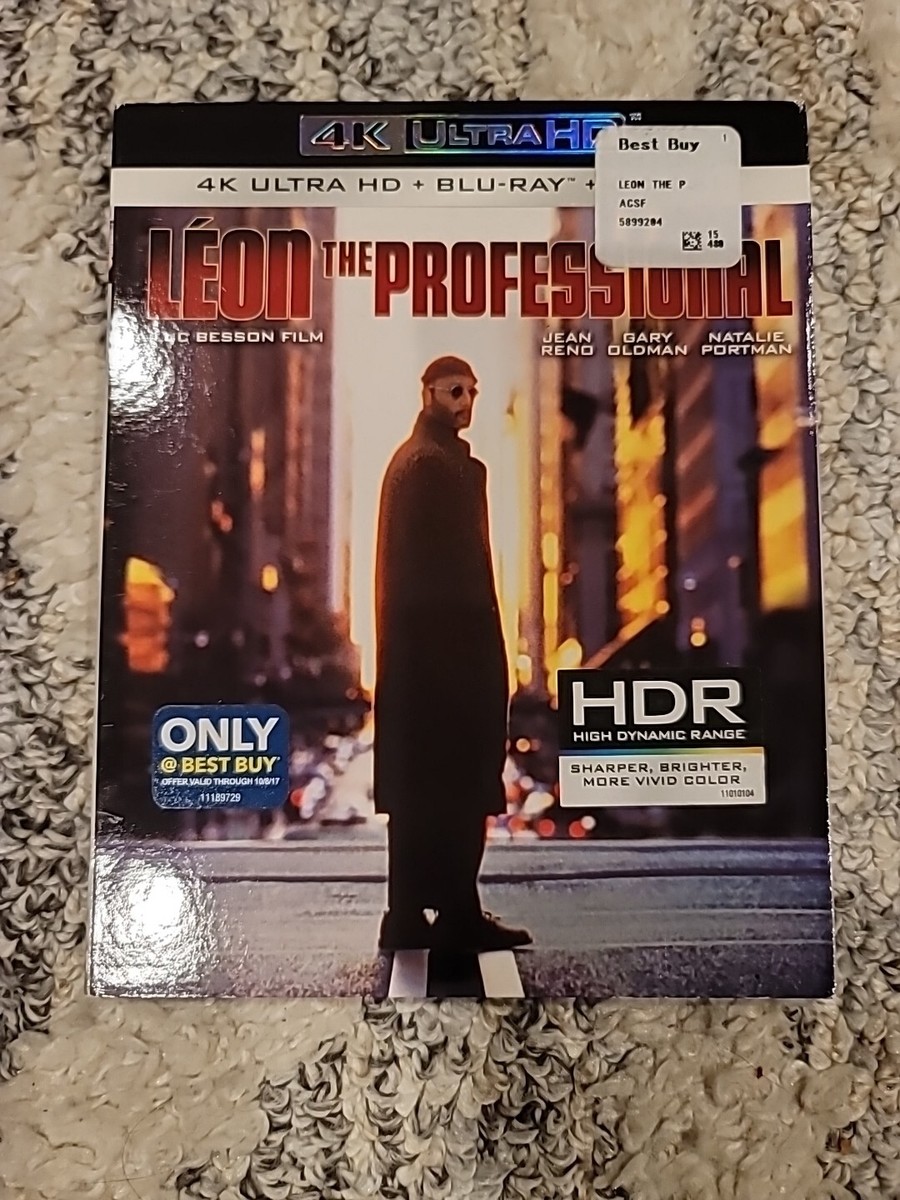 LÉON UHD Blu-ray LEON THE PROFESSIONAL 4K UHD Blu-ray RARE USA Exclusive Slip Cover