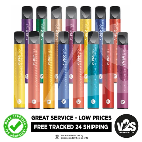 VUSE GO 700 DISPOSABLE VAPE BAR 10mg 20mg FREE ROYAL MAIL TRACKED 24 SHIPPING