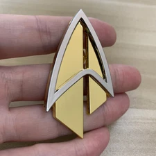 Admiral JL Picard Pin The Next Generation Communicator Badge Brooch Accessories