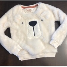 Marks Spencer bear sweater Unisex US size 4T; UK Size 3-4 Year; UK brand