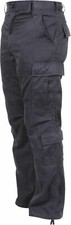 Vintage Paratrooper fatigue Cargo Pants, Black BDUs / Fatigues rothco 2986 XS-4X
