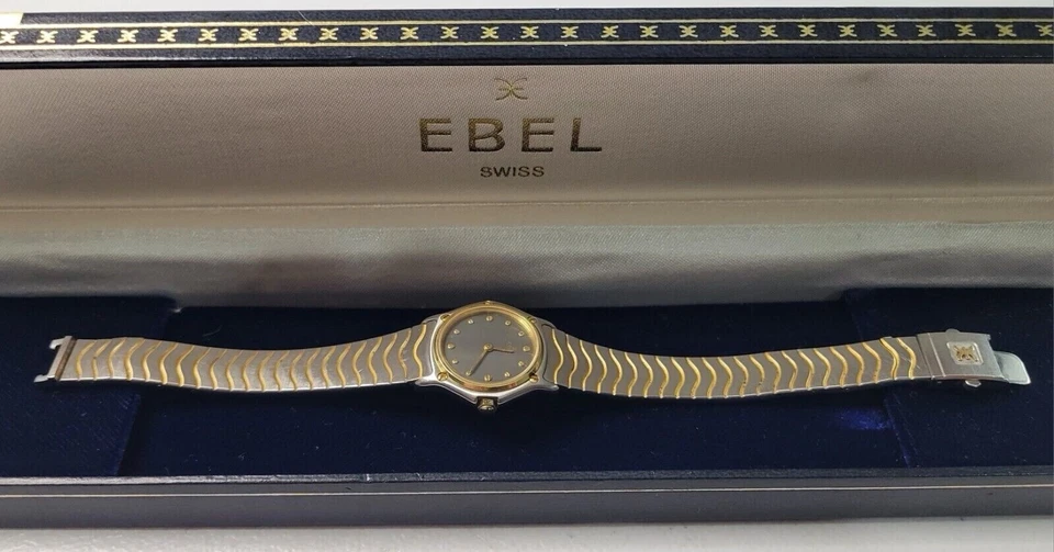 Ebel Classique 24mm 18k Gold Bezel 4 Jewels 166901 Quartz Ladies Watch - Image 2 of 4