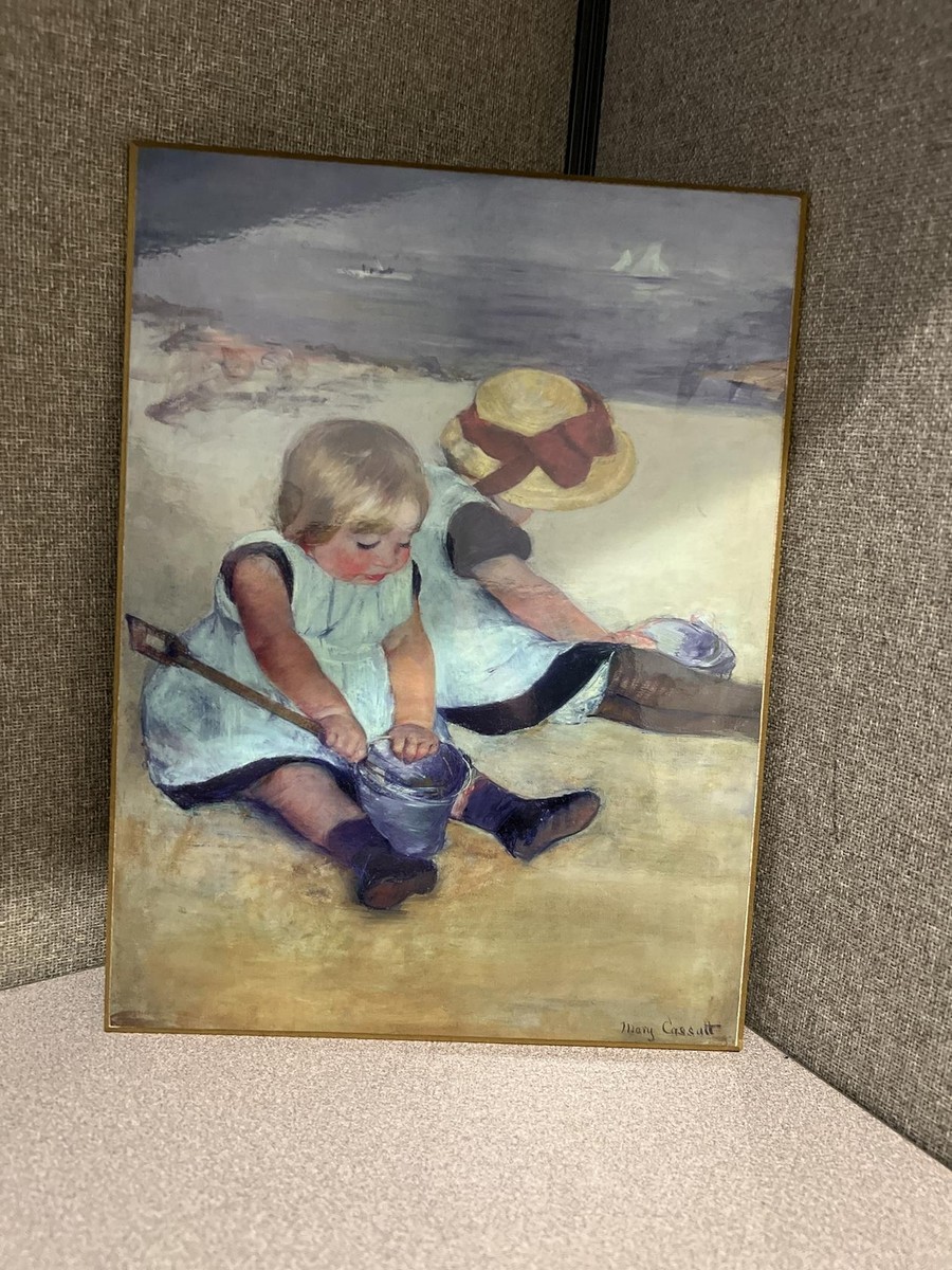 Mary Cassatt Children Playing On The Beach Children Playing On The